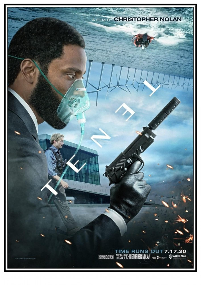 Christopher Nolan Tenet 2020 Movie Poster 16x11" High ...